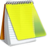 Logo of Notepad android Application 